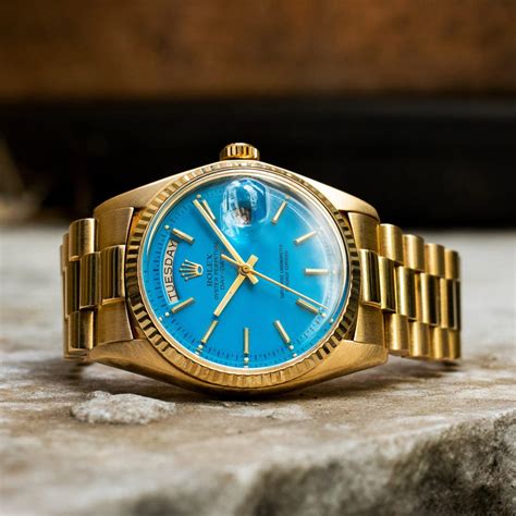 rolex day date blue stella|stella day date.